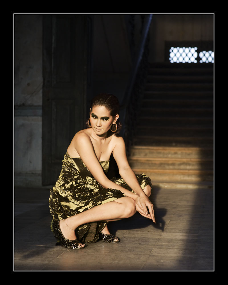 Female model photo shoot of Nirupa Railady by Roman Krochuk, makeup by eddie make up artist