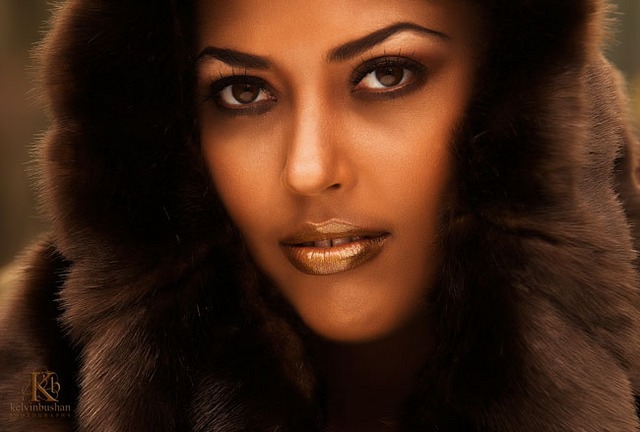 Female model photo shoot of Star Harris by Kelvinbushan in Savannah, GA, makeup by Synthe