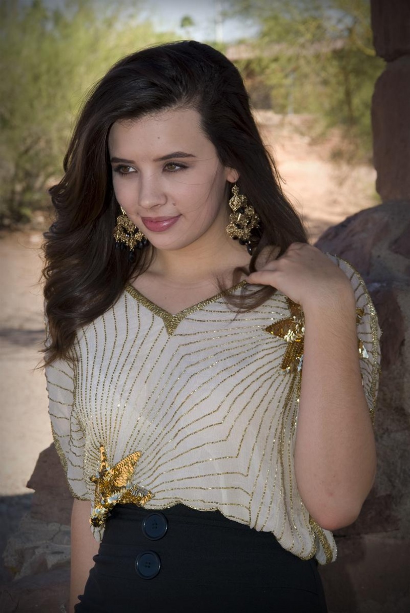 Female model photo shoot of michelle chance by Retro Wks in Papago Park