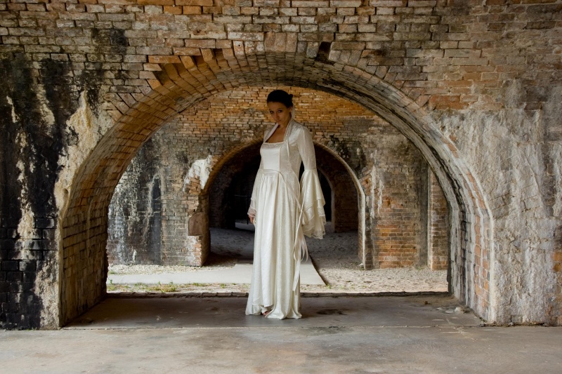 Female model photo shoot of Amelie de Sade by Gianni__Rizzi in Fort Pickens, FL