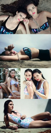 Female model photo shoot of Artist Jessica Marshall and Tammy S by Jysla Kay, clothing designed by DanielleGri