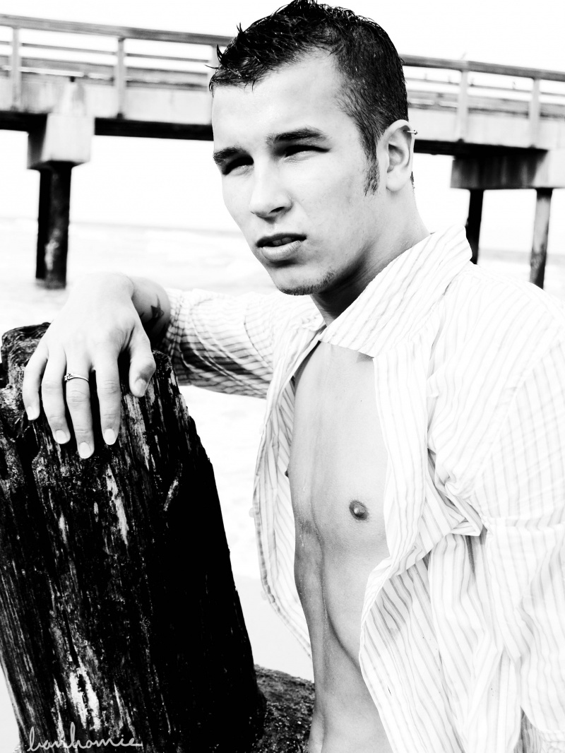 Male model photo shoot of Brian Mers by Bonhomie Photography in St Augustine Pier