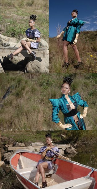 Female model photo shoot of BiancaModo by Chappelle Cummings, makeup by Anna Horton Makeup, clothing designed by Youtheary Khmer