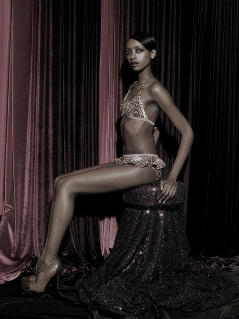 Female model photo shoot of Acacia Tatiana by THE BARRON, makeup by PrissyFaceMUA
