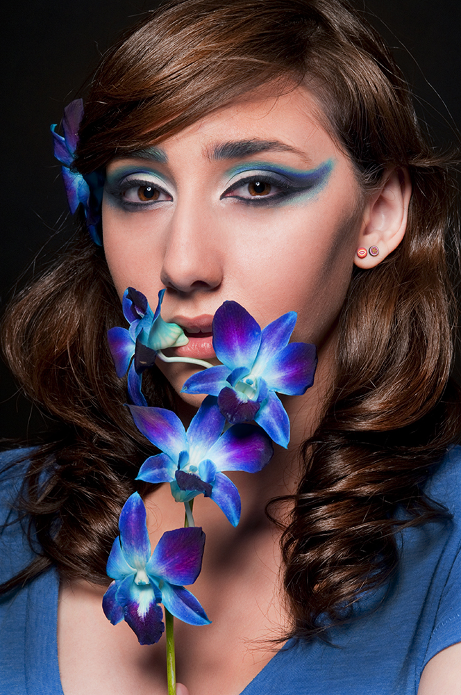 Female model photo shoot of Samantha Annie by Caroline Lafond, makeup by Belinda Gulycz