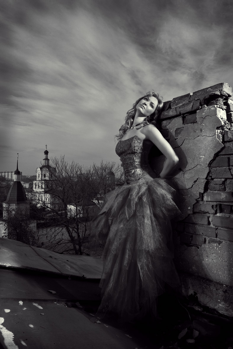 Female model photo shoot of Nataly Galla in Moscow