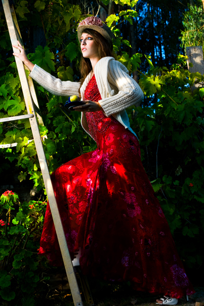 Female model photo shoot of Polina Yarovaya by Olga Lacosta in Rancho Cascade, CA