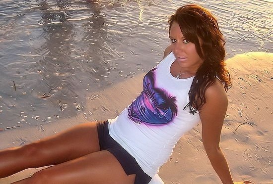 Female model photo shoot of Amber Donaldson in St Pete Beach, Florida. 2009