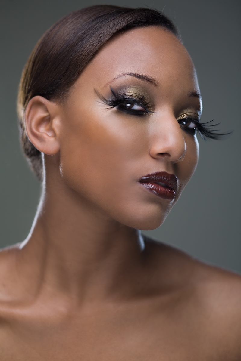 Female model photo shoot of Mys Melissa G , makeup by kiralee