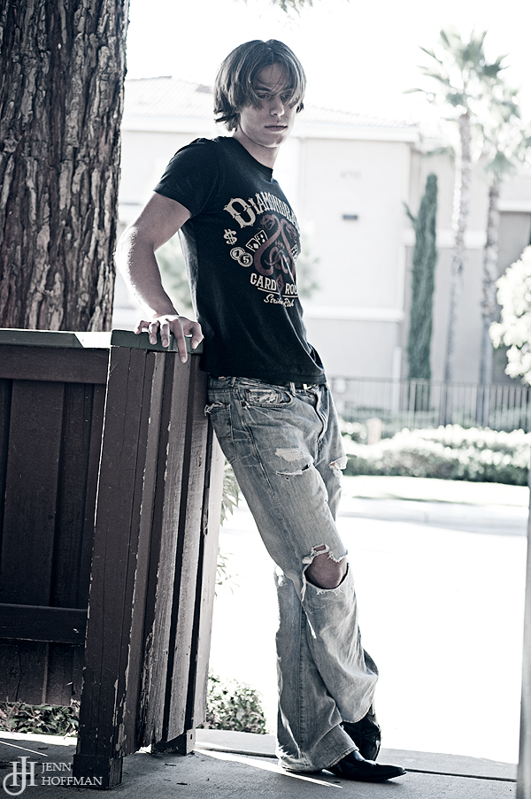 Male model photo shoot of Chris Cunningham by Jenn Hoffman Photograph in Los Angeles