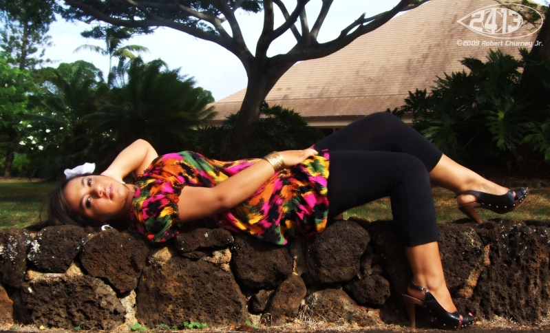 Female model photo shoot of erika c in koloa, kauai