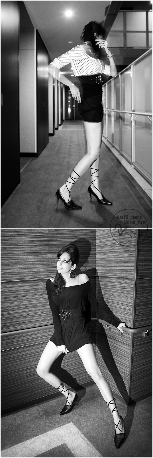 Male and Female model photo shoot of iLUM studio and Tanya VS in Tokyo, Japan.
