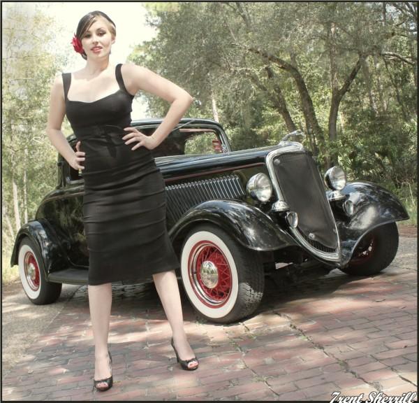 Female model photo shoot of AmyMonster by Trent Sherrill  in Old Deland Road, hair styled by HAIR BY JACKIE