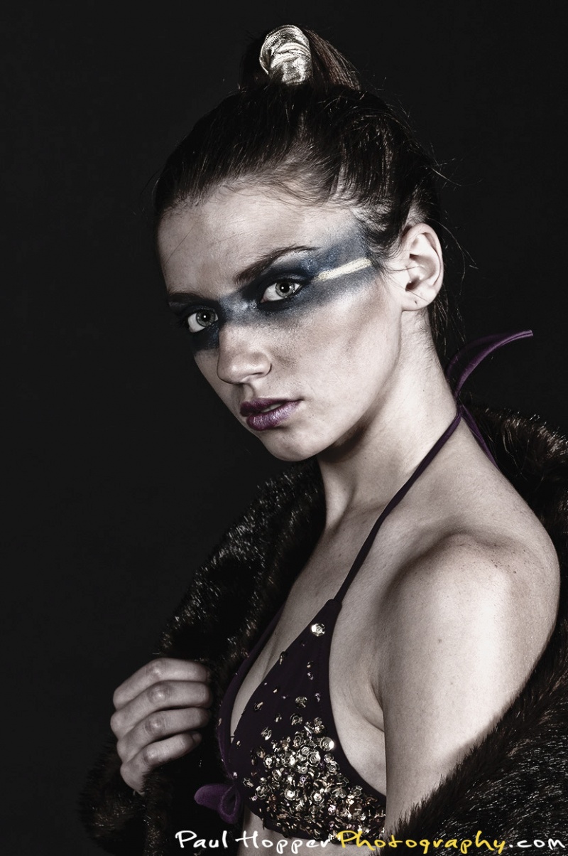 Female model photo shoot of Darlene N by bluesteelphoto, makeup by Alexus Cleary
