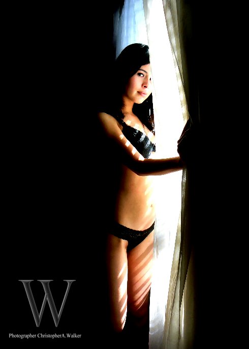 Female model photo shoot of KessBloodysundae by W  A  L  K  E  R