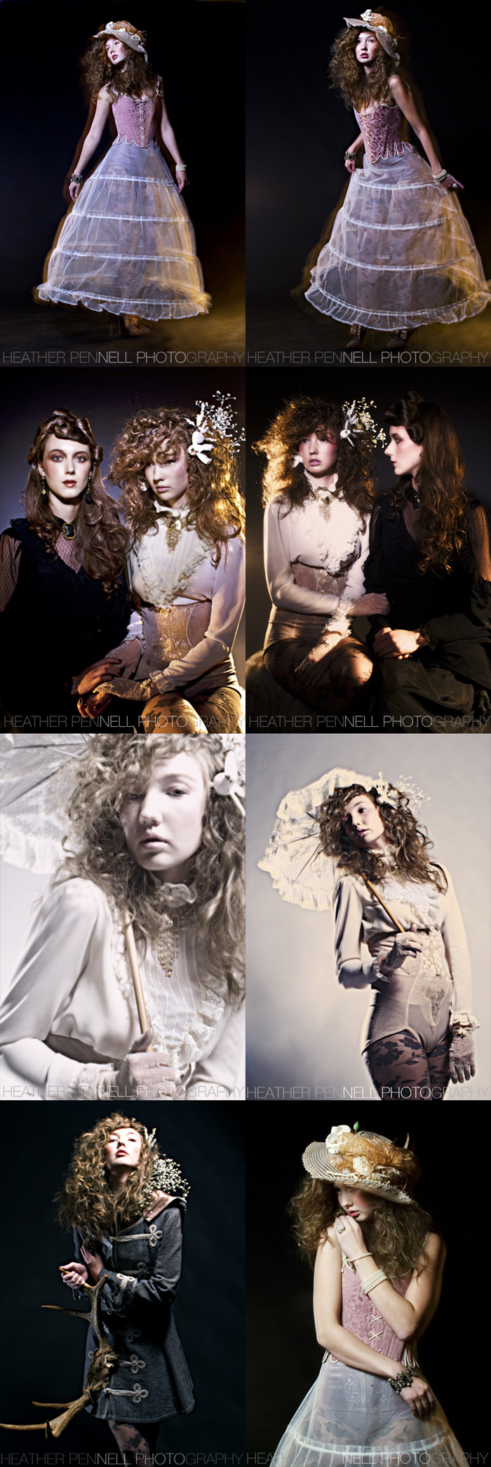 Female model photo shoot of Fields of Heather, Nicole Larson and Diandra Barsalou in Vancouver, BC, hair styled by Jesse Minty, wardrobe styled by DeFazio, makeup by Melanie Tremblay