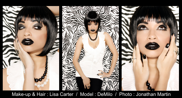 Female model photo shoot of DeMilo by iJonathanMartin , makeup by Flawless By Lisa Makeup