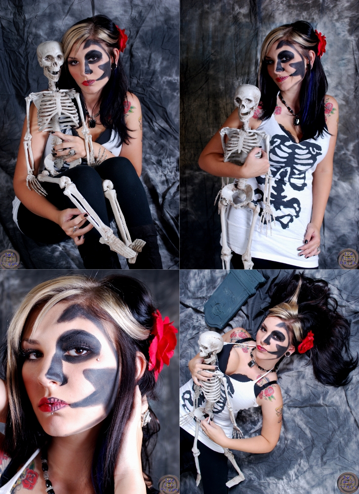 Male and Female model photo shoot of Digital Universe Photo and Psycho Baby in Queen Creek, Arizona, makeup by Hollywood MUAH by Jana