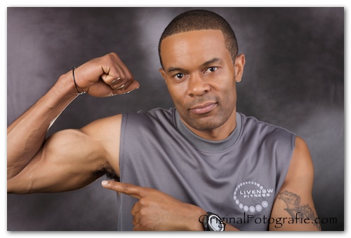 Male model photo shoot of LiveNow Fitness