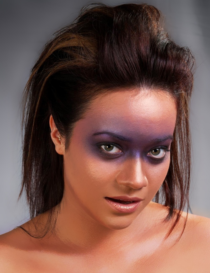 Female model photo shoot of Key-Makeup
