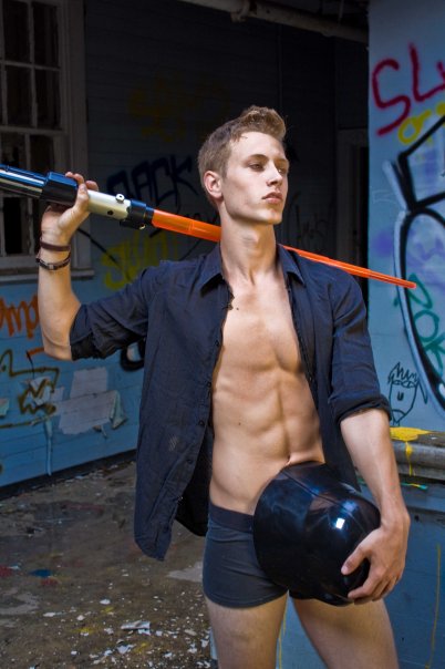 Male model photo shoot of Davis Albershardt in Ruins of Endor
