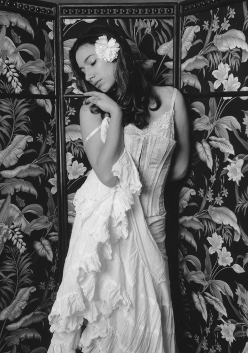 Female model photo shoot of DMarguerite by Jim Ferguson in Maynard, MA, hair styled by Looks by Crystal