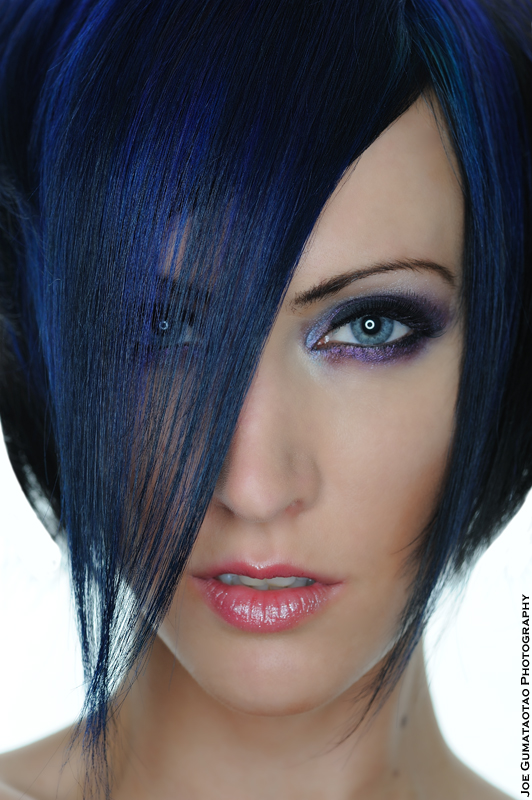 Female model photo shoot of L Samara by Joe Gumataotao, hair styled by Gary Valenti, makeup by MUA AJ