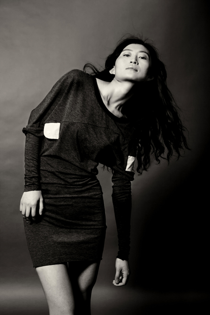 Female model photo shoot of TIAN JIANG in Edinburgh 