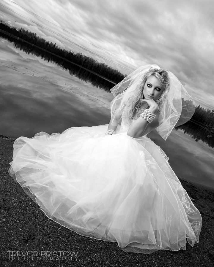 Female model photo shoot of Elena Lalky by Trevor Bristow in Goose Lake, AK