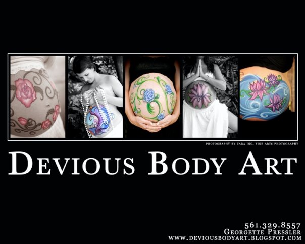 Female model photo shoot of Devious Body Art in Florida