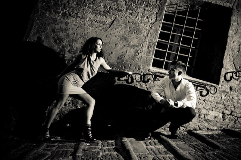 Male and Female model photo shoot of DontSmilePhotos, LisaMarieLesi and Shawn Jameson in Siena