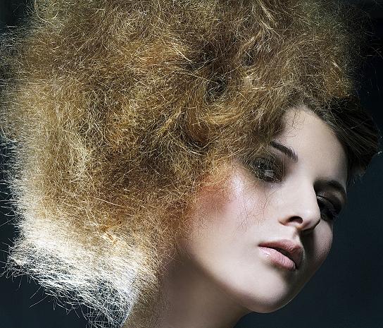 Female model photo shoot of Creative Mayhem by Claire Harrison  in Glitterati Salon - Weybridge