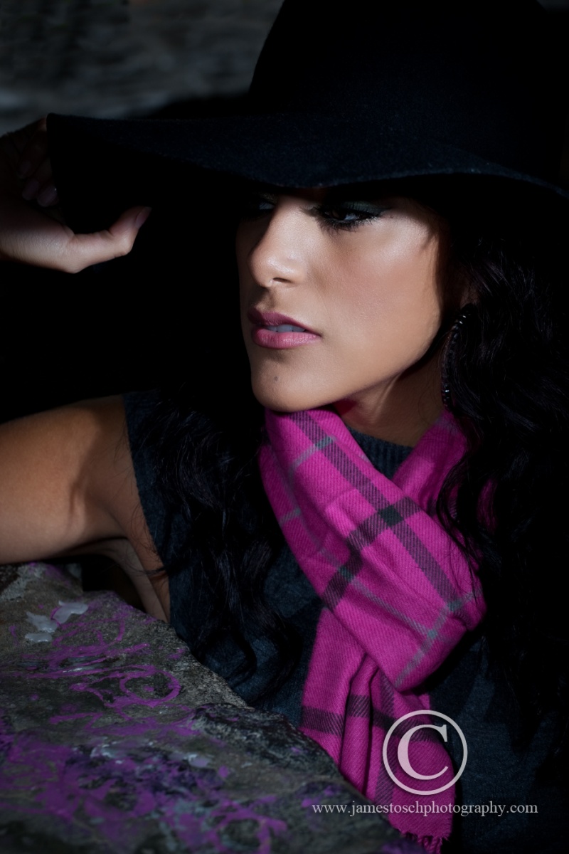 Female model photo shoot of Paola Maritza by Jtosch, makeup by PMQ Modeling