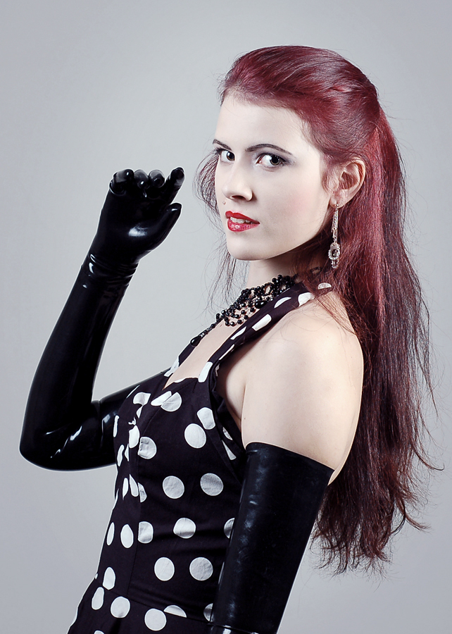 Female model photo shoot of Lucy Ash - Photography in tattoo studio Fallen Angel, Prague, CZ