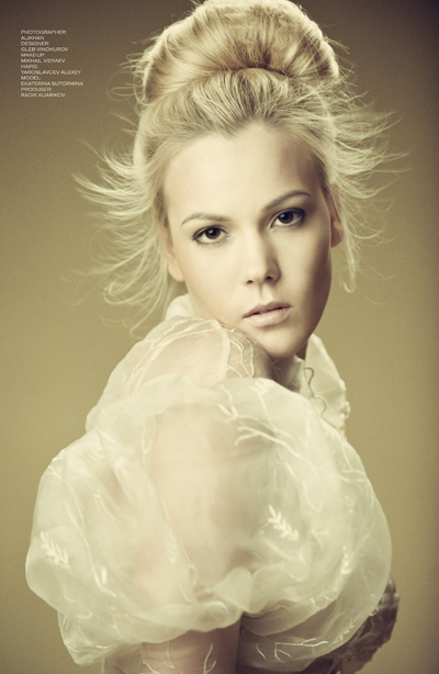 Female model photo shoot of Ekaterina Sutormina