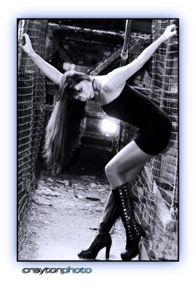 Female model photo shoot of Simply Robin  by CRAYTON PHOTO in abandoned building