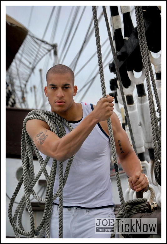 Male model photo shoot of Joe - Joy Matahari  and Jay Horton in Pier 17 - NYC