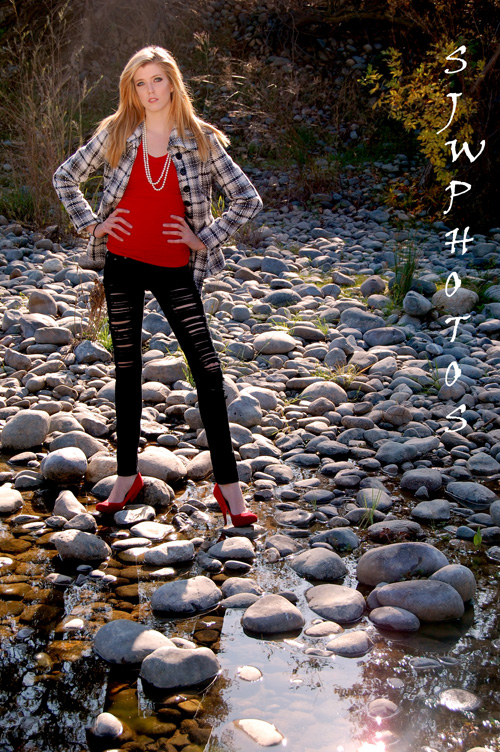 Female model photo shoot of SJW Photos and April Airborne in Red Bridge, Fair Oaks.
