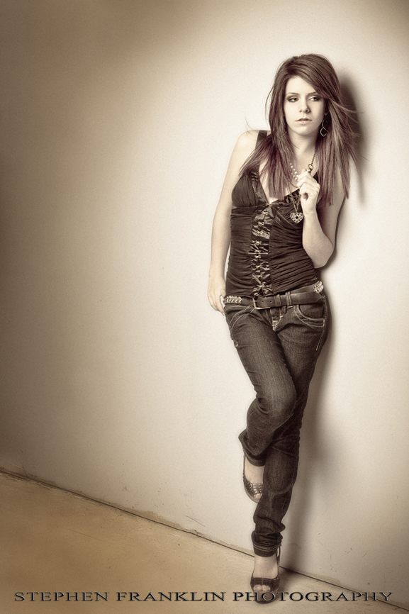 Female model photo shoot of MV Lynz by Stephen Franklin in studio
