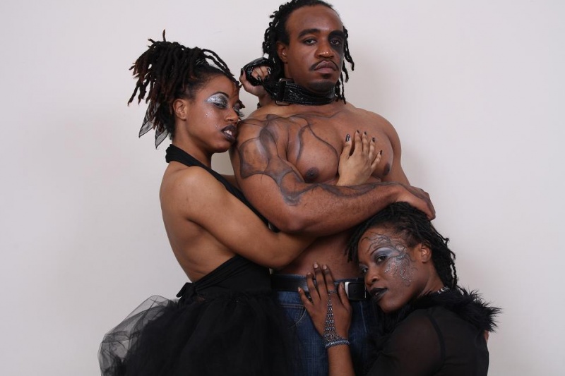 Female and Male model photo shoot of  GYPSIE, Jordayne Wise and julian bel by RCC Photography in Greensboro,NC, makeup by Sandra Shore
