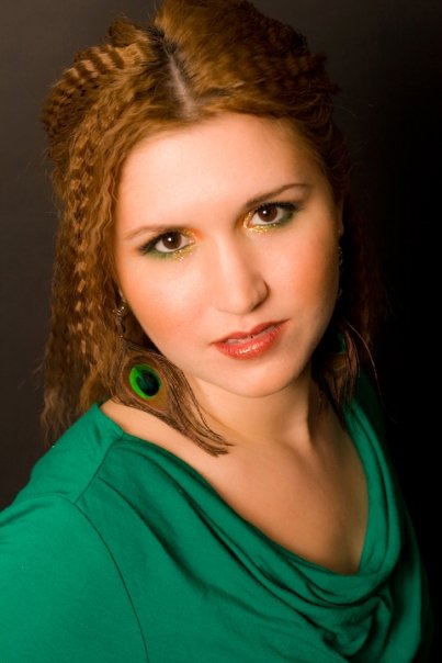 Female model photo shoot of Amanda Mae D by Arielle S in Columbus, OH, hair styled by Cait Ogilbee, makeup by makeupisfun