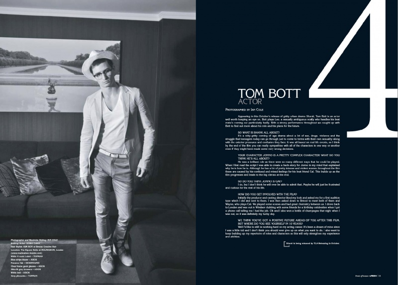 Male model photo shoot of Tom Bott