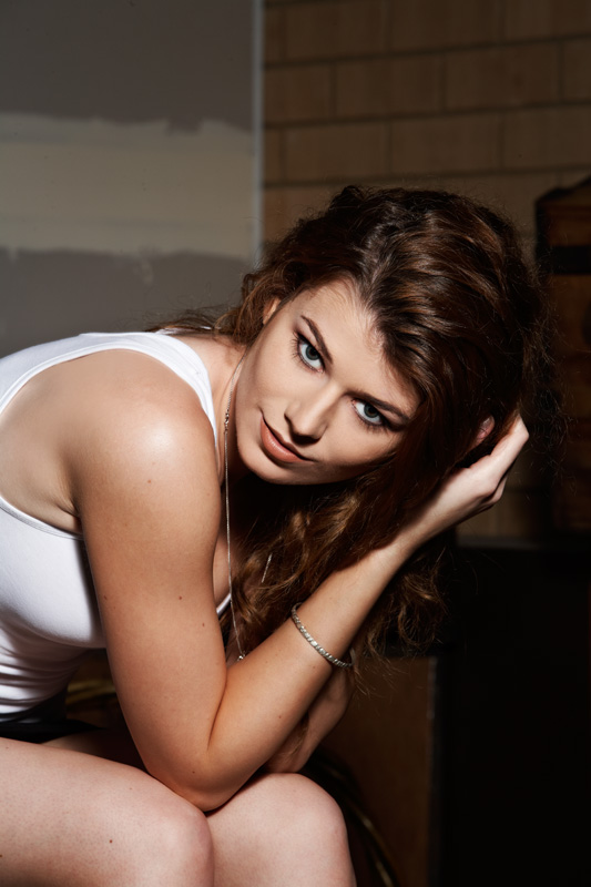 Female model photo shoot of Iulia Lungu by StanB in Studio