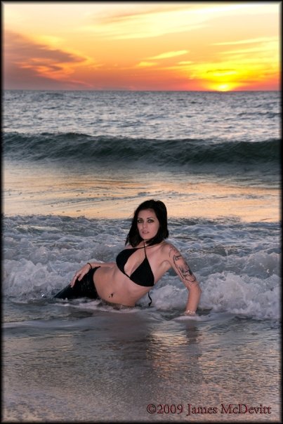 Female model photo shoot of Katiel by mcdevittphotos in sand key park clearwater fl