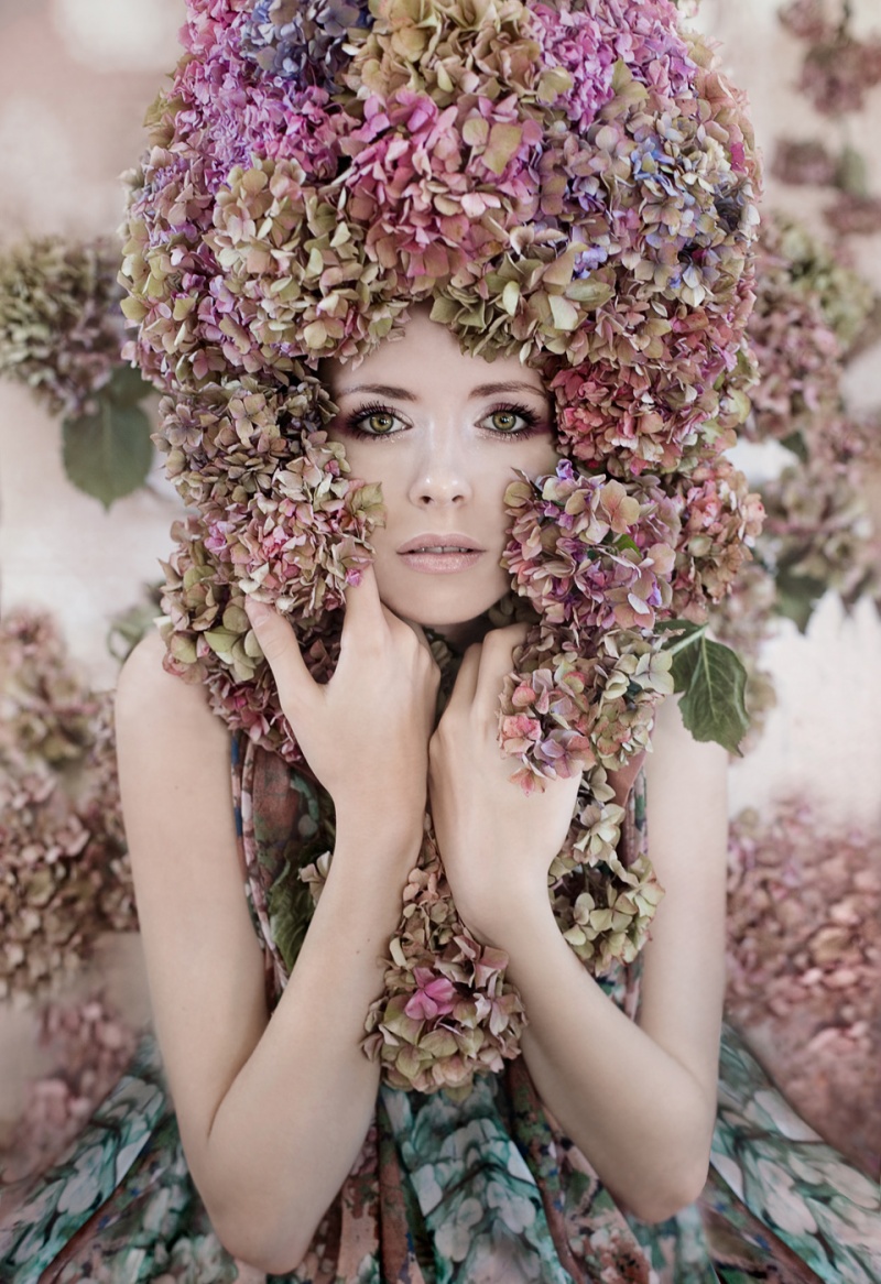 Female model photo shoot of Elbie MakeUpProfile by Kirsty Mitchell and Jessica Flavin in Wonderland
