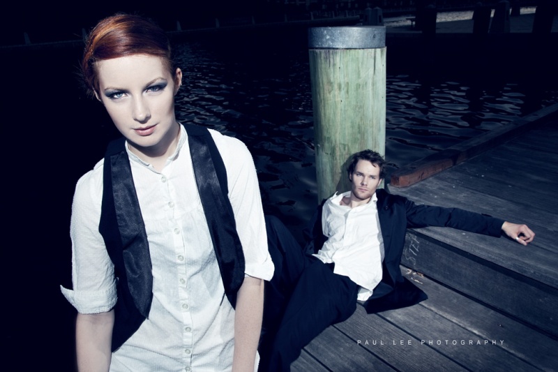 Male and Female model photo shoot of Paul Lee Tse, NicolaR and Tord in Perth: Claisebrook, makeup by chillichocolate