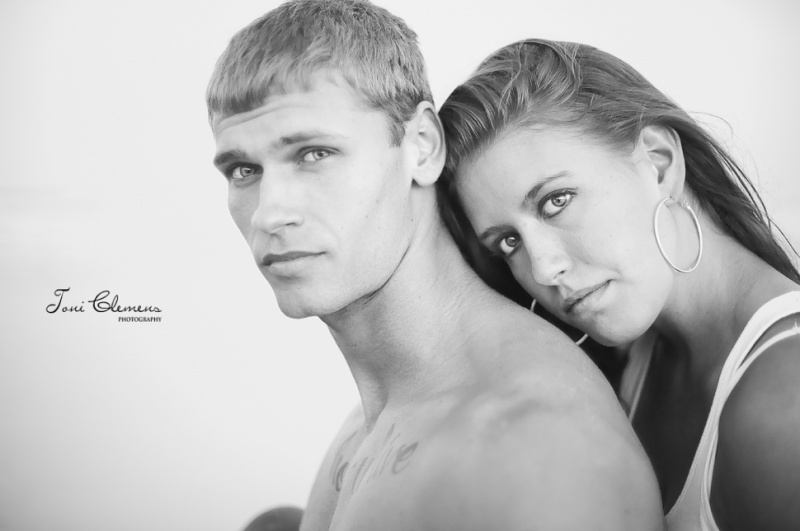 Female and Male model photo shoot of Toni Clemens, Patrick  Bishup and Daniella Ashley  in Daytona Beach