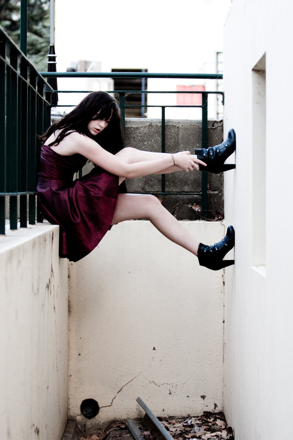 Female model photo shoot of Monday Mourning in A Gutter, Canberra, Australia