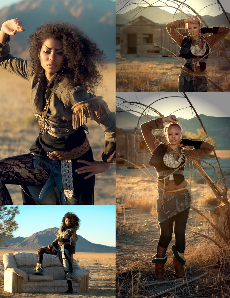 Female model photo shoot of Rana X, iluore and larayia by Shawna Marie Jensen in victorville, ca, retouched by Cristina M Beller, hair styled by Nneka Chinello , wardrobe styled by Rana X, makeup by Alisha L Baijounas