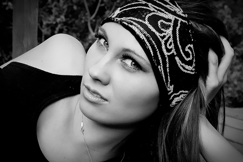 Female model photo shoot of Erin Alizabeth by cortnie dee photography, makeup by Cortnie Dee -- MUA